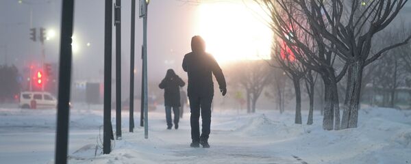 Сильная метель в Нур-Султане - Sputnik Казахстан