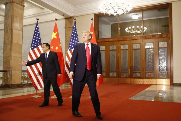Дональд Трамп и премьер-министр Китая Ли Кэцян - Sputnik Казахстан