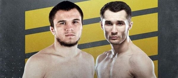 Умар Нурмагомедов (слева) и Сергей Морозов перед поединком - Sputnik Казахстан