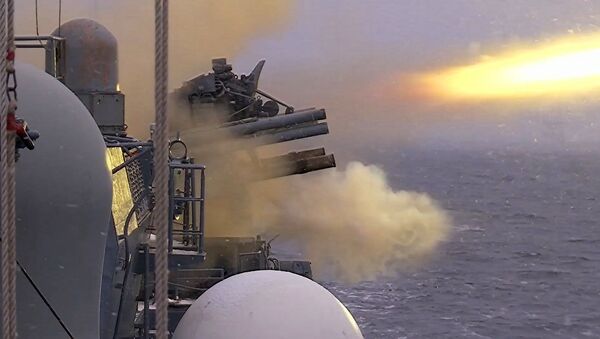 Ярослав Мудрый отразил ракетную атаку: учения сторожевого корабля в Балтийском море - видео - Sputnik Казахстан