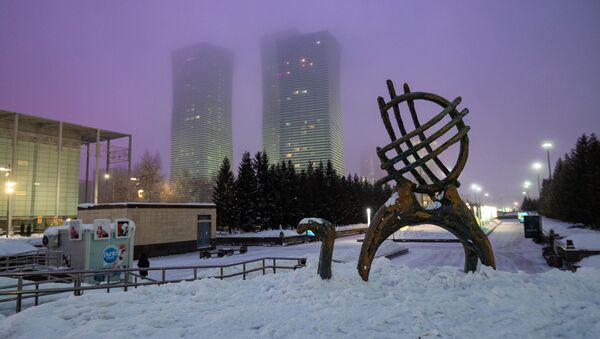 Густой туман окутал столицу - Sputnik Казахстан