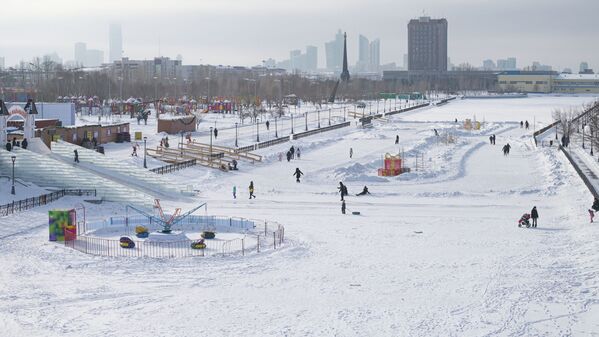 Зимние развлечения в Нур-Султане - Sputnik Казахстан