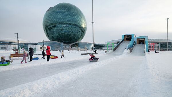 Зимние развлечения в Нур-Султане - Sputnik Казахстан