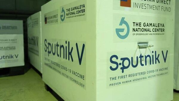 Российская вакцина Sputnik V прибыла в Казахстан - Sputnik Казахстан