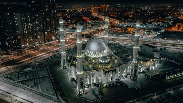 Мечеть Хазрет Султан, вид сверху - Sputnik Казахстан