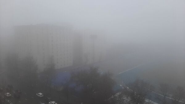 Сильный туман в Алматы - Sputnik Казахстан