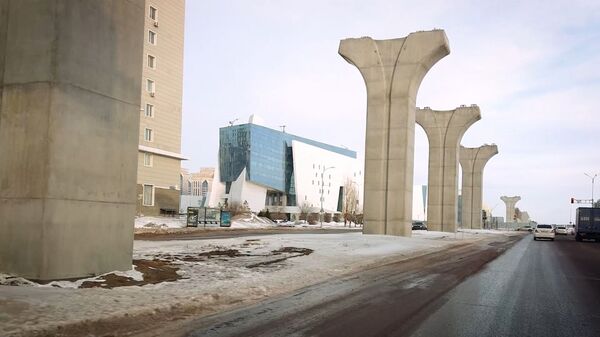 Опоры проекта Астана LRT  - Sputnik Казахстан