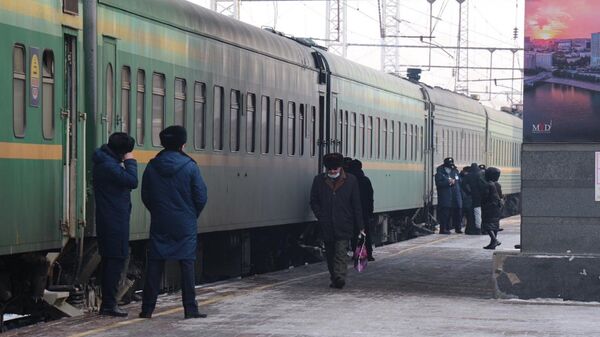 Поезд в Казахстане - Sputnik Казахстан