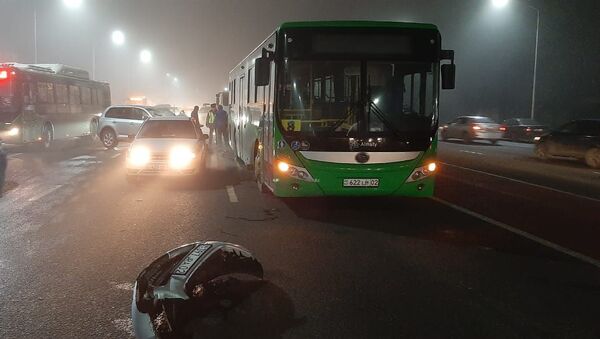 Крупное ДТП с участием автобуса произошло в Алматы - Sputnik Казахстан