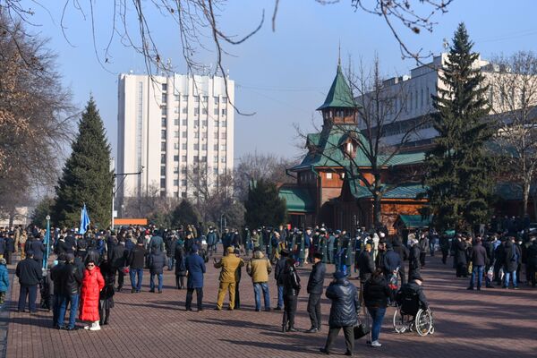 Торжественная церемония прошла в парке 28 гвардейцев-панфиловцев - Sputnik Казахстан