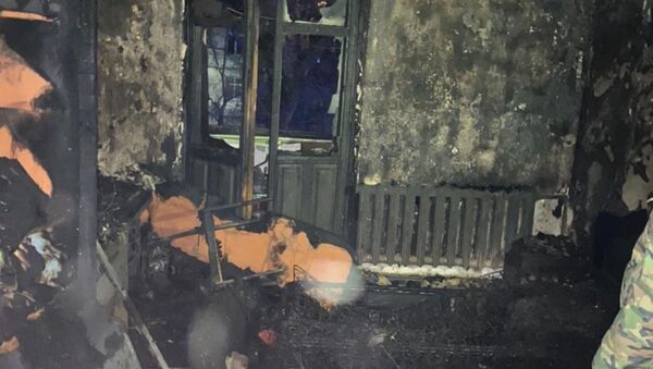 Пожар в двухэтажном доме по улице Богенбай батыра - Sputnik Қазақстан