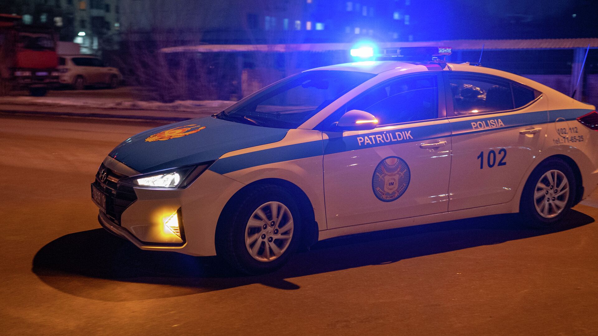 Автомобиль патрульной полиции на улице Астаны, архивное фото Автомобиль патрульной полиции на улице Астаны, архивное фото - Sputnik Казахстан, 1920, 09.07.2026