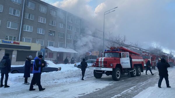 Пожарные на месте происшествия - Sputnik Казахстан