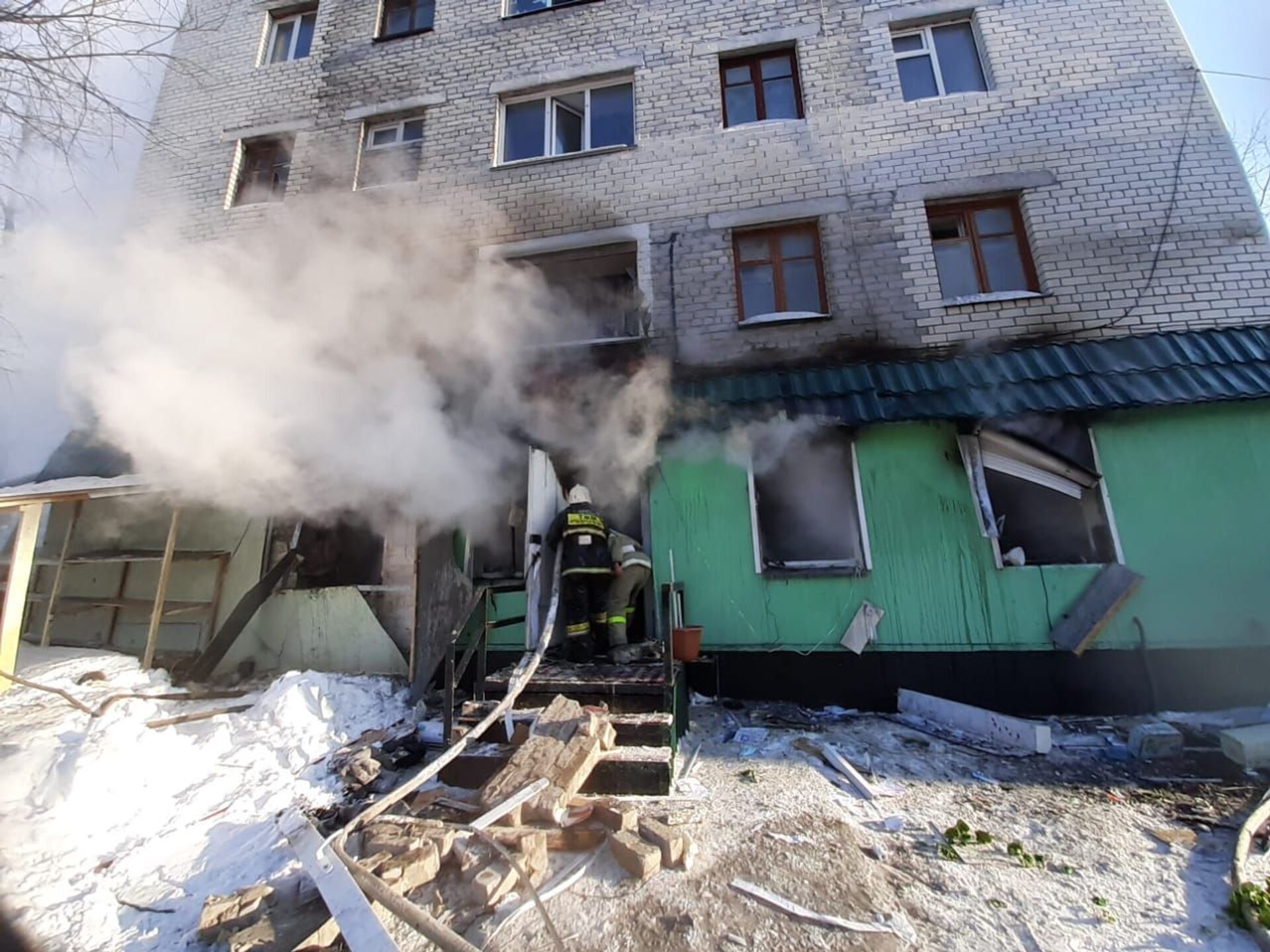 Взрыв газа в Петропавловске: один человек погиб, 13 человек госпитализированы - Sputnik Казахстан, 1920, 21.02.2021