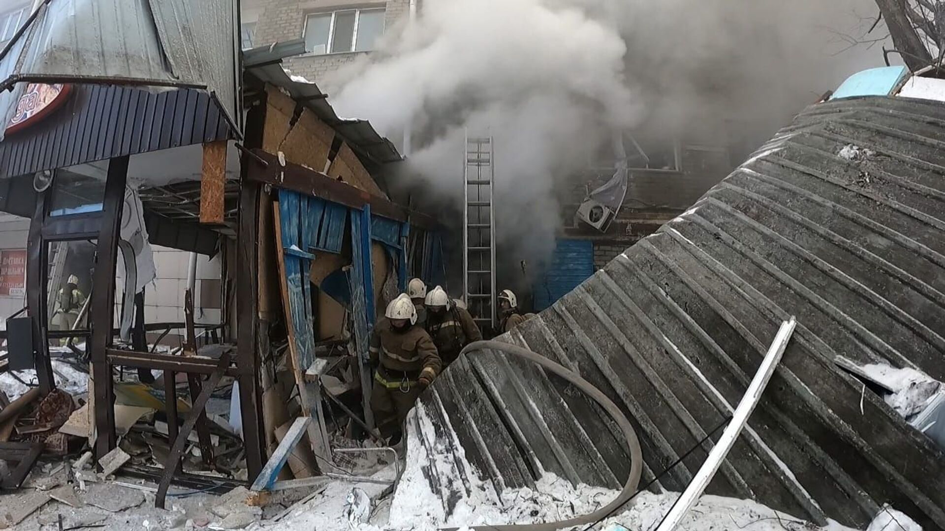Момент взрыва в общежитии Петропавловска попал на видео - Sputnik Казахстан, 1920, 24.02.2021