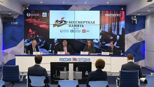 Международный проект Бессмертная память представили в МИА Россия сегодня - Sputnik Казахстан
