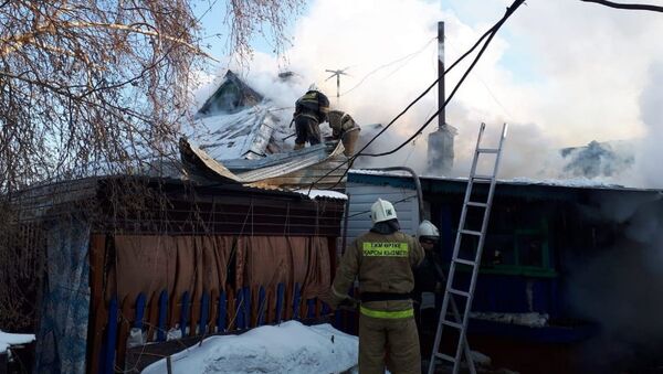 Пожар, в результате которого погиб Арыстанбек Машрап - Sputnik Казахстан