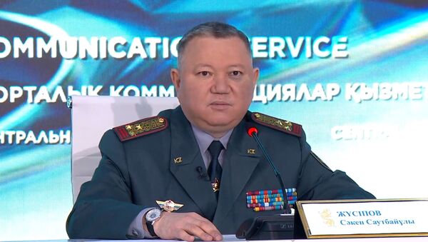 Начальник департамента организационно-мобилизационной работы Генерального штаба Вооруженных Сил Казахстана Сакен Жусупов - Sputnik Казахстан