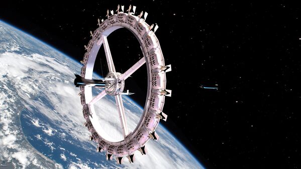 Космический отель Voyager Station в космосе  - Sputnik Казахстан