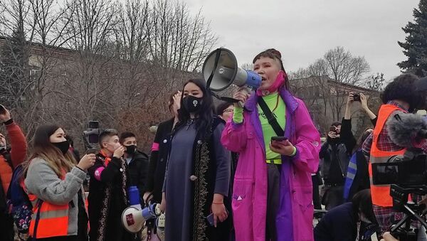 Феминистский марш - Sputnik Казахстан