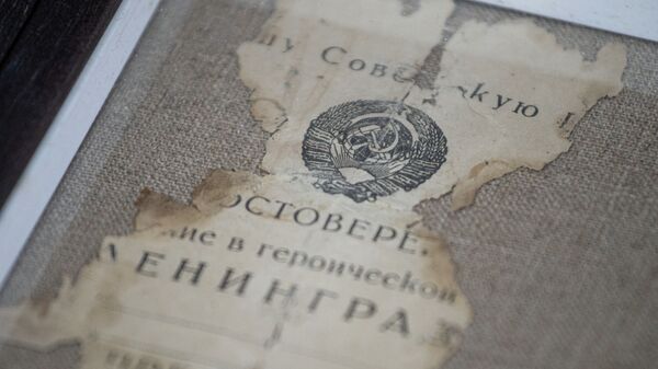 Фрагмент документов, найденных в посмертном медальоне  - Sputnik Казахстан