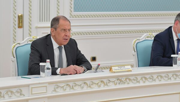 Глава государства принял министра иностранных дел России Сергея Лаврова - Sputnik Казахстан