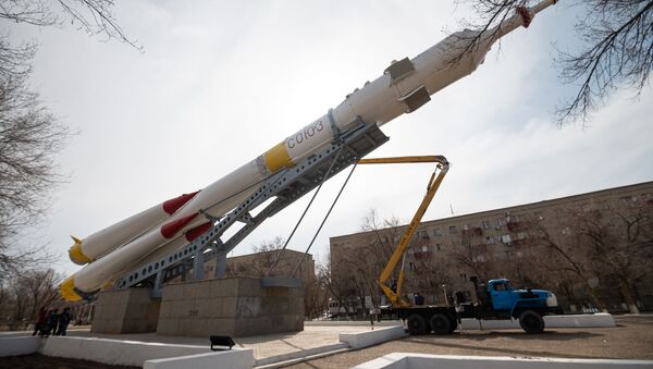 Макет ракеты Союз в Байконыре - Sputnik Казахстан