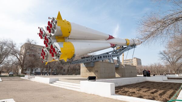 Макет ракеты Союз в Байконыре - Sputnik Казахстан