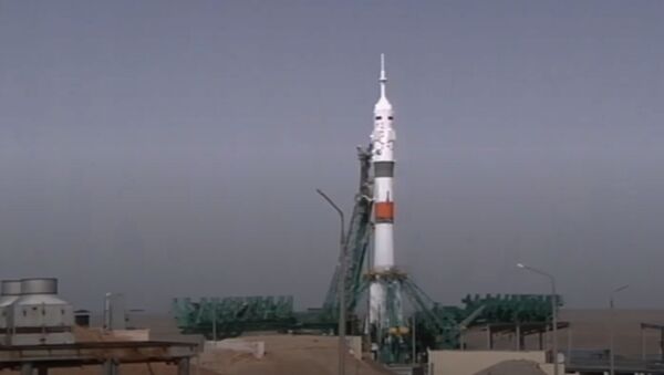 Запуск космического корабля Союз МС-18 с экипажем МКС-65 с космодрома Байконур - Sputnik Казахстан