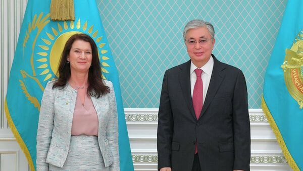 Президент Казахстана Касым-Жомарт Токаев принял министра иностранных дел Швеции Анн Линде - Sputnik Қазақстан