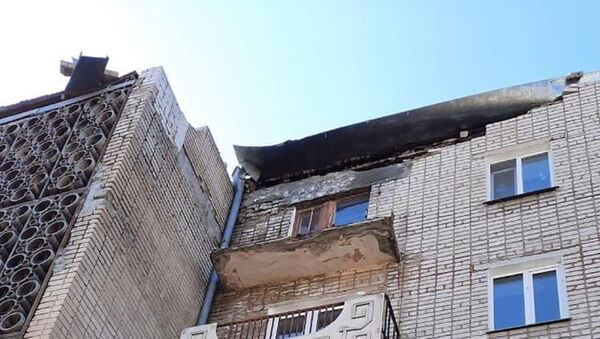 Балкон обрушился в многоэтажке Кокшетау - Sputnik Казахстан