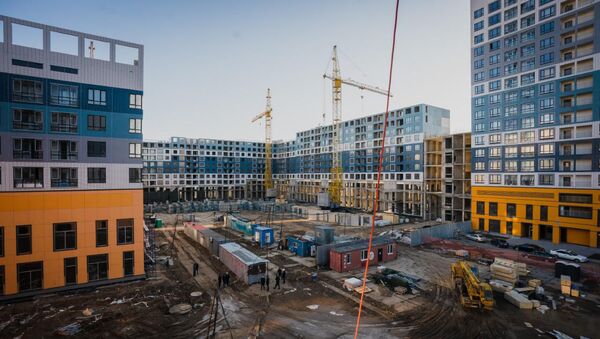 Строительство жилых домов в Нур-Султане - Sputnik Казахстан