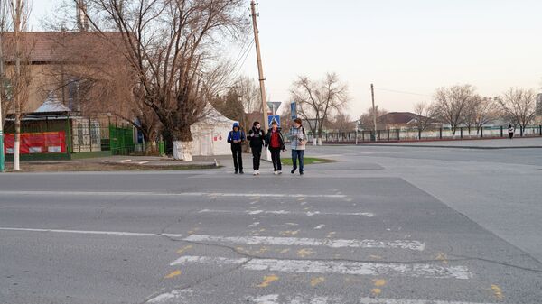Дети переходят дорогу  - Sputnik Казахстан