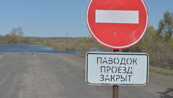 Трасса Петропавловск - Челябинск закрыта из-за паводка - Sputnik Қазақстан