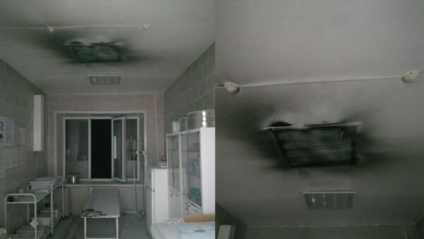 Полицейский и врач потушили пожар в детском отделении больницы в Северном Казахстане - Sputnik Казахстан