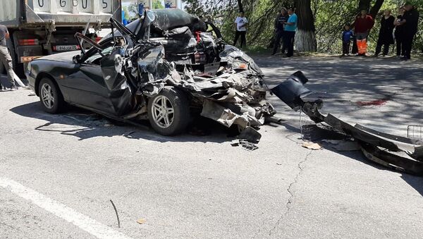 Смертельная авария с Toyota Camry в Алматы - Sputnik Казахстан