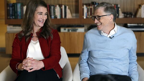 Билл Гейтс с супругой Мелиндой во время интервью в Киркланд, штат Вашингтон, 2019 год - Sputnik Қазақстан