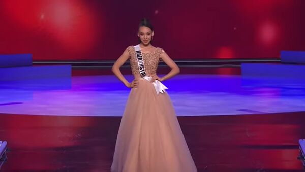 Камилла Серикбай представила Казахстан в полуфинале Мисс Вселенная  - Sputnik Казахстан