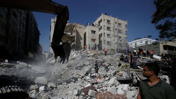 Разрушенные здания в секторе Газа - Sputnik Казахстан