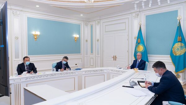 Токаев провел переговоры с президентом Швейцарии - Sputnik Казахстан