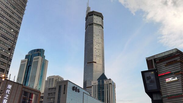 В Китае покосилось 300-метровое здание SEG Plaza - Sputnik Казахстан