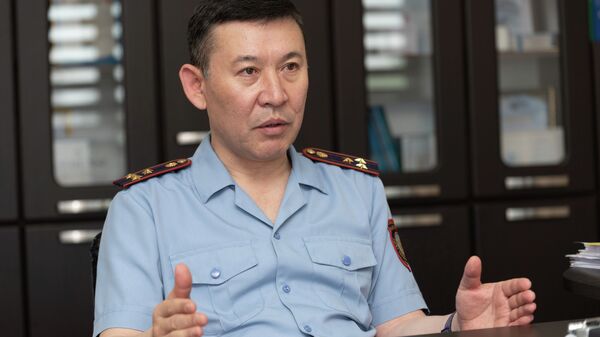 Начальник административной полиции ДП Алматы Жандос Мураталиев - Sputnik Казахстан