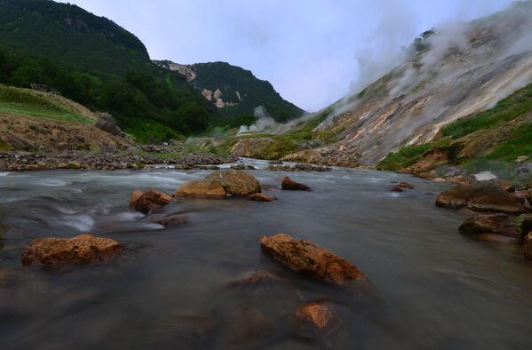 Долина Гейзеров в Кроноцком заповеднике на Камчатке - Sputnik Казахстан