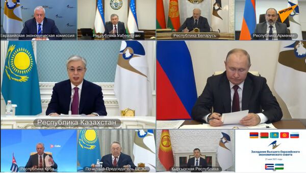 Заседание Высшего Евразийского экономического совета - трансляция - Sputnik Казахстан