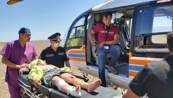 Спасение девочки в Чарыне после схода селя - Sputnik Казахстан