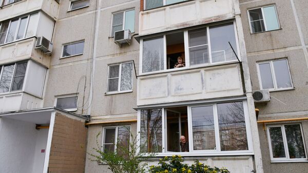 Балконы многоэтажного дома, архивное фото - Sputnik Қазақстан