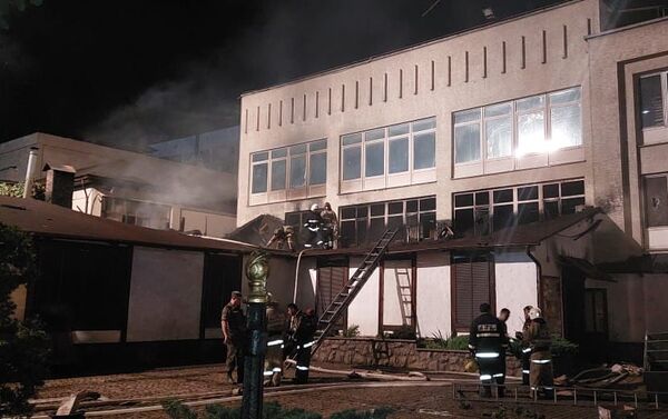 Пожар в кафе BRASS PUB - Sputnik Казахстан