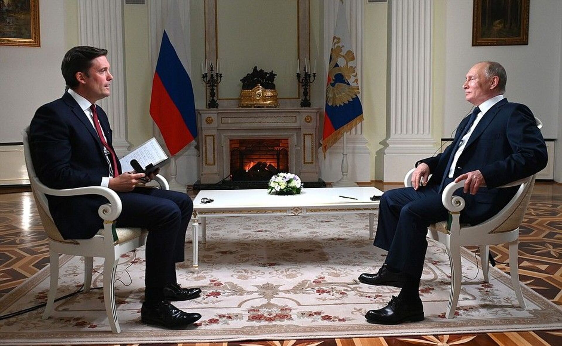  Большое интервью Путина телеканалу NBC перед встречей с Байденом - видео - Sputnik Казахстан, 1920, 15.06.2021
