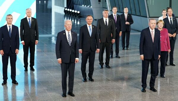 Лидеры стран НАТО на саммите в Брюсселе  - Sputnik Казахстан