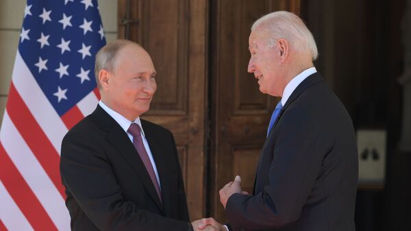 Встреча президентов России и США В. Путина и Дж. Байдена в Женеве - Sputnik Казахстан